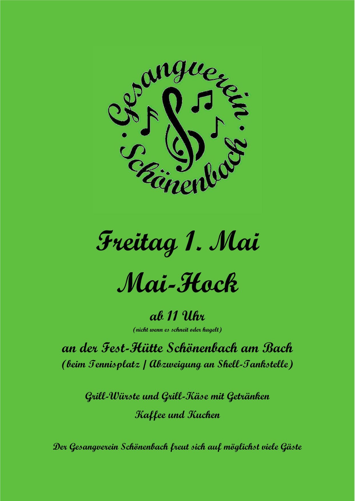 Mai-Hock des Gesangvereins Schönenbach